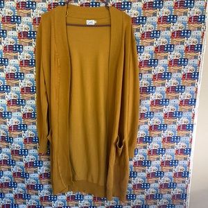 Cielo Mustard Cardigan - XL